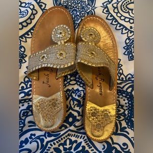 Jack rodgers gold size 6